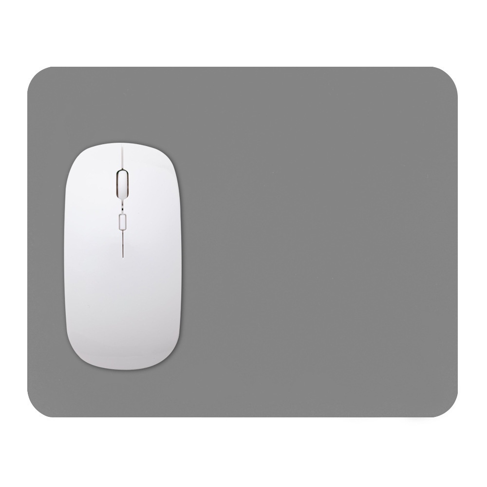 Miếng Lót Chuột Máy Tính / Laptop 18 * 22cm Bằng Silicon Chống Trượt Hình Vuông Màu Trơn Siêu Mỏng Tiện Dụng