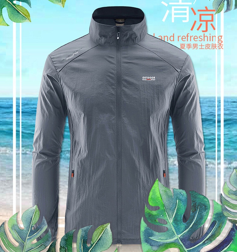 Áo Khoác Thể Thao Chống Nắng Phong Cách Đường Phố Mùa Hè Cho Nam