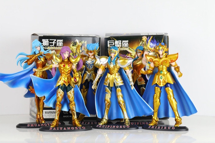 Saint seiya Mô Hình Nhân Vật anime myth cloth leo aiolia aquarius camus cancer deathmask