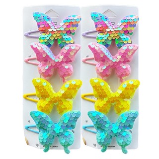 Set 2 kẹp tóc hình bươm bướm dễ thương cho bé gái