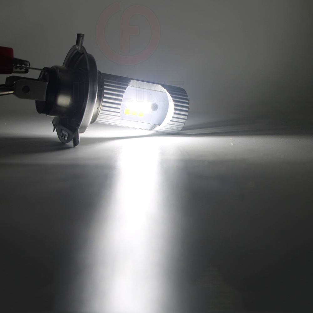 Đèn Pha led 6500k h6 px15d H4 12v-80v Ánh Sáng Trắng Cao Thấp Cho Xe Mô Tô