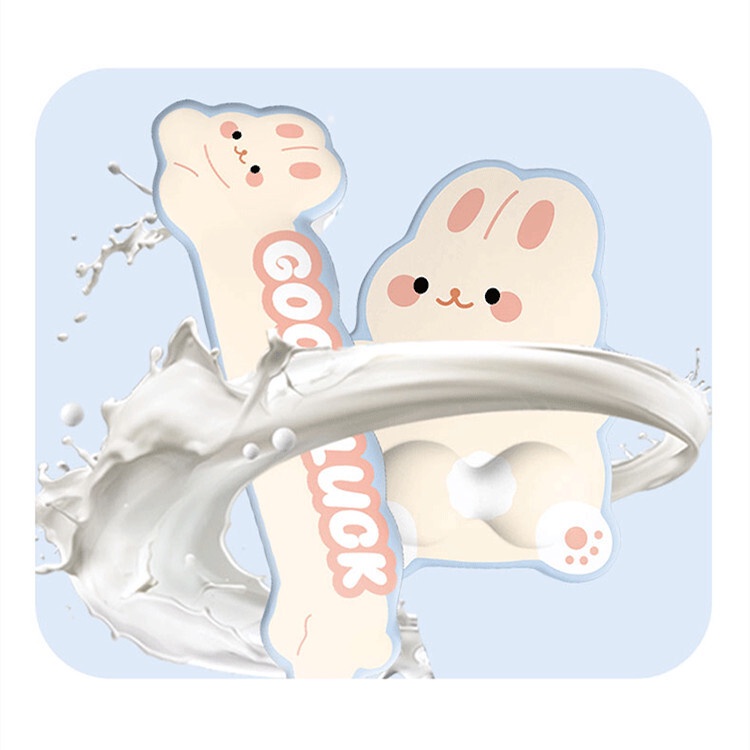 Bộ Miếng Lót Chuột Và Bàn Phím Hình Thỏ Trắng May Mắn