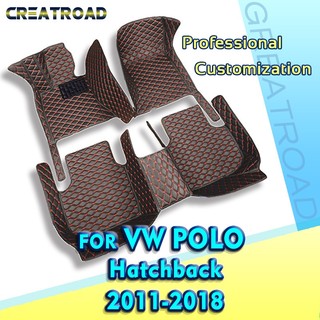 Thảm lót sàn xe hơi vw volkswagen polo hatchback 2011 2012 2013 2014 2015 2016 2017 2018