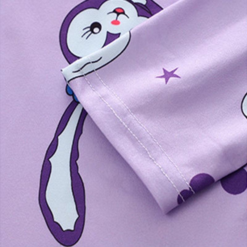 Bộ Đồ Ngủ Kuromi Hello Kitty Tay Dài In Hình Xinh Xắn Pijama Cho Bé Gái