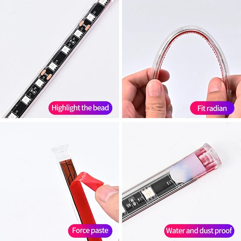 Đèn led Cảnh Báo Điều Khiển Từ Xa Chuyên Dụng Cho Xe Mô Tô / scooter Điện