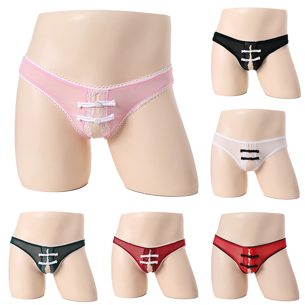 Quần Lót Nam Lọt Khe Lọt Khe Dạng Lưới Thấp [Nk231205]