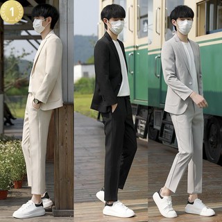 Set đồ vest nam cao cấp gồm áo khoác blazer + quần