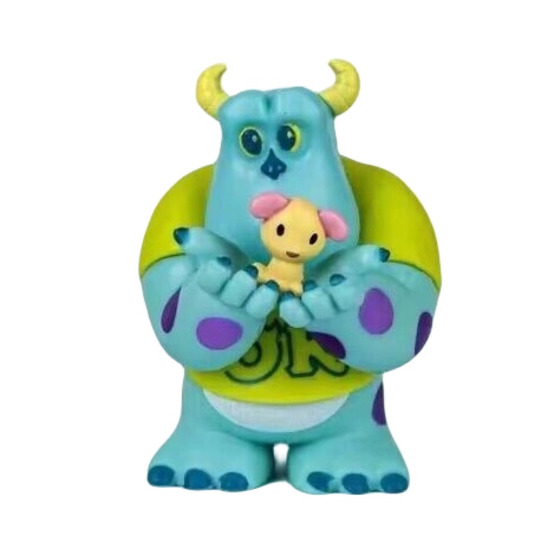 Set 5 Mô Hình Nhân Vật Phim Monster university Sullivan mike wazowski don Carolton Bằng pvc Trang Trí halloween Cho Bé