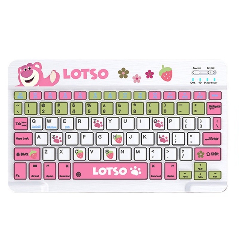 Dễ Thương Bộ Bàn Phím Và Chuột bluetooth Không Dây Cho laptop pc tablet Điện Thoại