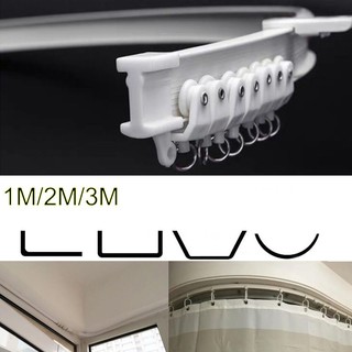  Thanh Trượt Rèm Cửa Sổ   Cửa Ra Vào   Cửa Sổ Bằng Nhựa Dẻo Có Thể Uốn Cong Linh Hoạt 1m 2m 3m 4m VN 