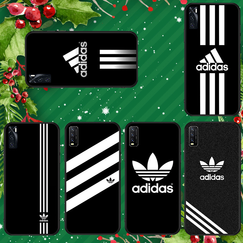 Ốp điện thoại Adidas màu đen mềm OPPO Reno 5 5G 5K 5G 5 Pro Plus 5G 6 4G 6 5G 6 Pro 6 Pro Plus