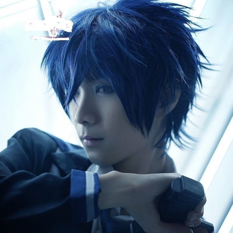 【 Cosplay tóc giả 】 MCOSER Anime Tóc Giả Viên Đạn Đen Satomi Rentaro Tsukiyomi Aye Cosplay Tóc Giả