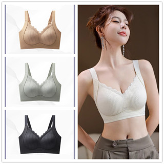  Liền Mạch Quần Lót Nhỏ Ngực Đẩy Lên Ngực Giữ Chống Chảy xệ Nữ Áo Ngực Mềm Miếng Lót Một Mảnh Thanh Niên Cô Gái Không Dây Đồ Lót 