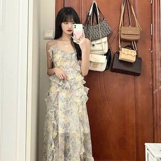 Váy Hoa Dáng Dài Trang Phục Độc Đáo, Thiết Kế Cao Cấp, Mùa Hè Mới .