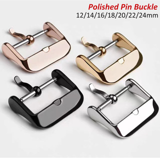 1 Chiếc Khóa Kim Loại Pin Khóa Đồng Hồ Phụ Kiện Thép Không Gỉ 304L Khóa Đồng Hồ 10mm 12mm 14mm 16mm 18mm 20mm 22mm 24mm Giá Bán Buôn