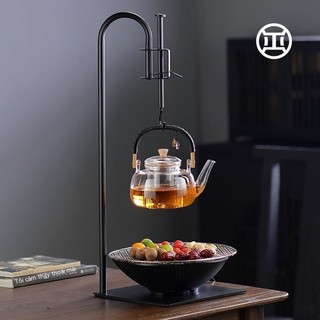 Tự xây dựng lò sưởi ấm Máy pha trà gia đình Silent Desktop Electric Glass Pottery Tea Furnace Set