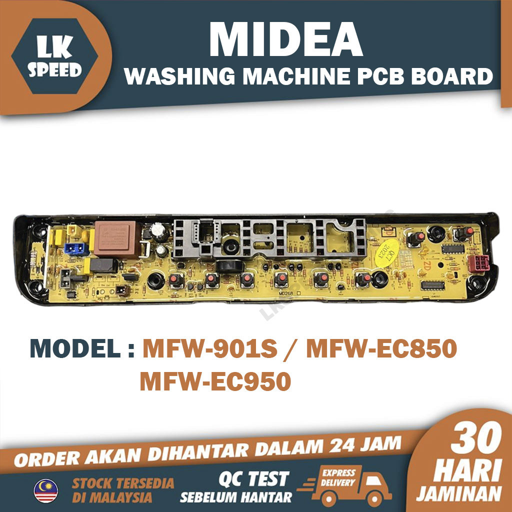 MÁY GIẶT MIDEA MFW-901S MFW-EC850 MFW-EC950 BẢNG ĐIỀU KHIỂN PCB Mlb10