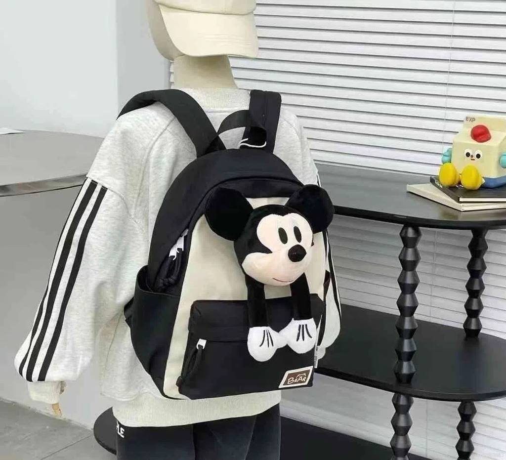 Backpack của Mickey Backpack Backpack Campus Tag Túi học mẫu giáo Mickey Backpack Mickey