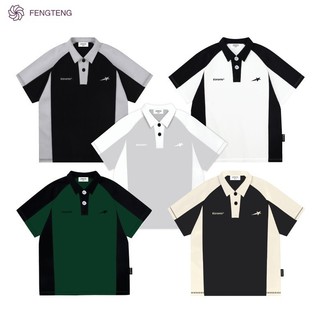 Áo sơ mi Polo Oversize dạng dạo phố địa phương [Bộ sưu tập thể thao] - KR56
