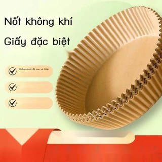 [Ảnh thật/Sẵn] Khay Giấy Chuyên Dụng Cho Nồi Chiên Không Khí, Giấy Thấm Dầu, Giấy Chống Thấm, Khay 