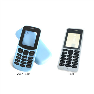 2017 dành cho nokia 130 ta-1017 vỏ điện thoại di động 130 ds rm-1035 rm1122 ốp lưng pin cửa sau bàn phím đầy đủ hoàn chỉnh đối mặt