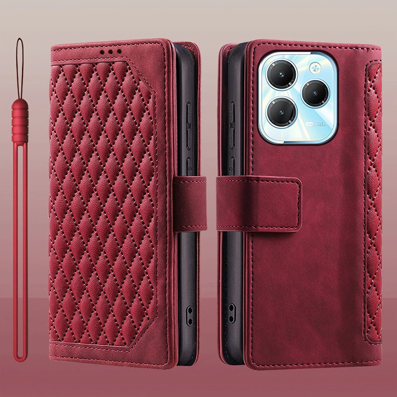 Dành Cho Infinix Hot 40 Pro X6837 Ốp Lưng Ví Da Điện Thoại Infinix Hot 40 X6836 Hot 40i X6528B Ốp Lư