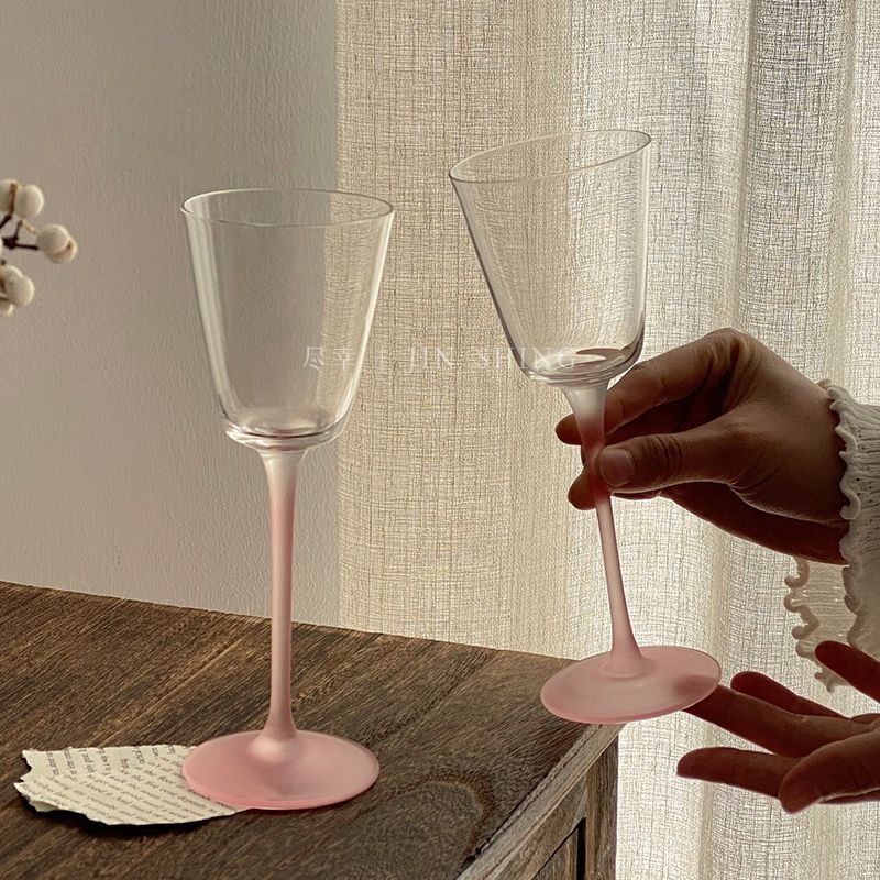 Cốc Frosted Powder Glass Champagne Glass Cocktail Glass