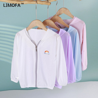 Ljmofa KIDS Dành Cho Bé Trai 2-12Y Mùa Hè Băng Lụa Chống Nắng Quần Áo Bé Gái Áo Cardigan Nhiều Màu Sắc Áo Khoác Thoáng Khí