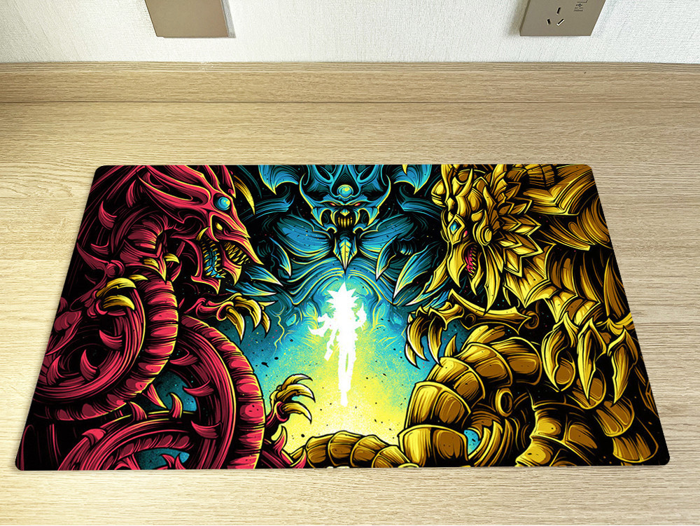 YuGiOh Playmat Osiris the Sky Dragon TCG CCG Thảm Giao Dịch Thẻ Trò Chơi Thảm Bàn Thảm Cao Su Miếng 