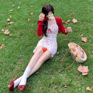 71044 Đầm Ngắn Nơ Hoa Nữ