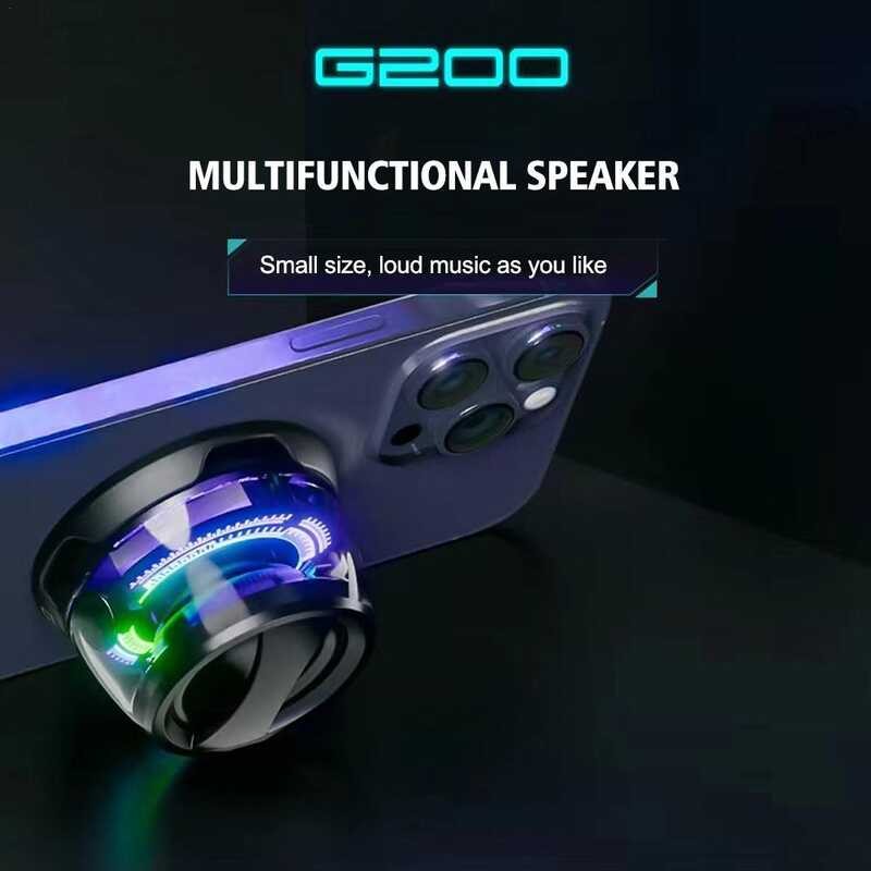 Loa Bluetooth Từ Tính+Miễn Phí Vận Chuyển HECATE G200 Loa Mini Di Động Bluetooth 5.3 RGB