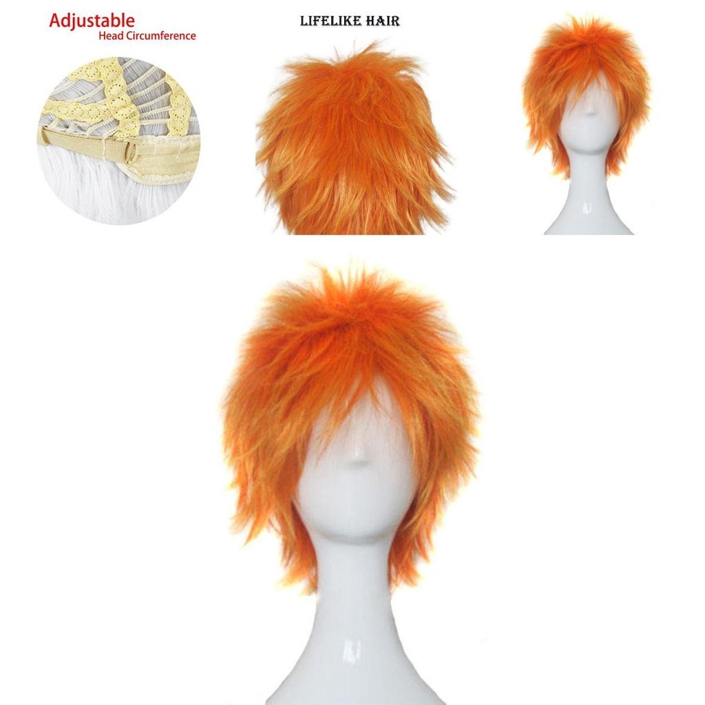 Sáng Bleach Kurosaki Ichigo Tóc Giả Cosplay Tóc Giả Đảng Trưởng Thành Chống Đỡ