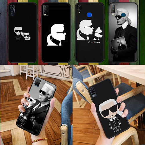 Ốp điện thoại màu đen mềm OPPO Reno 5 5G 5K 5G 5 Pro Plus 5G 6 4G 6 5G 6 Pro 6 Pro Plus Karl Lagerfeld