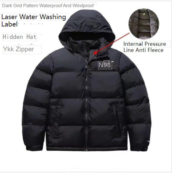 Áo Khoác Phao The North Face 1996 700 Chống Thấm Nước Ấm Áp Thêu Họa Tiết Cho Nam Nữ