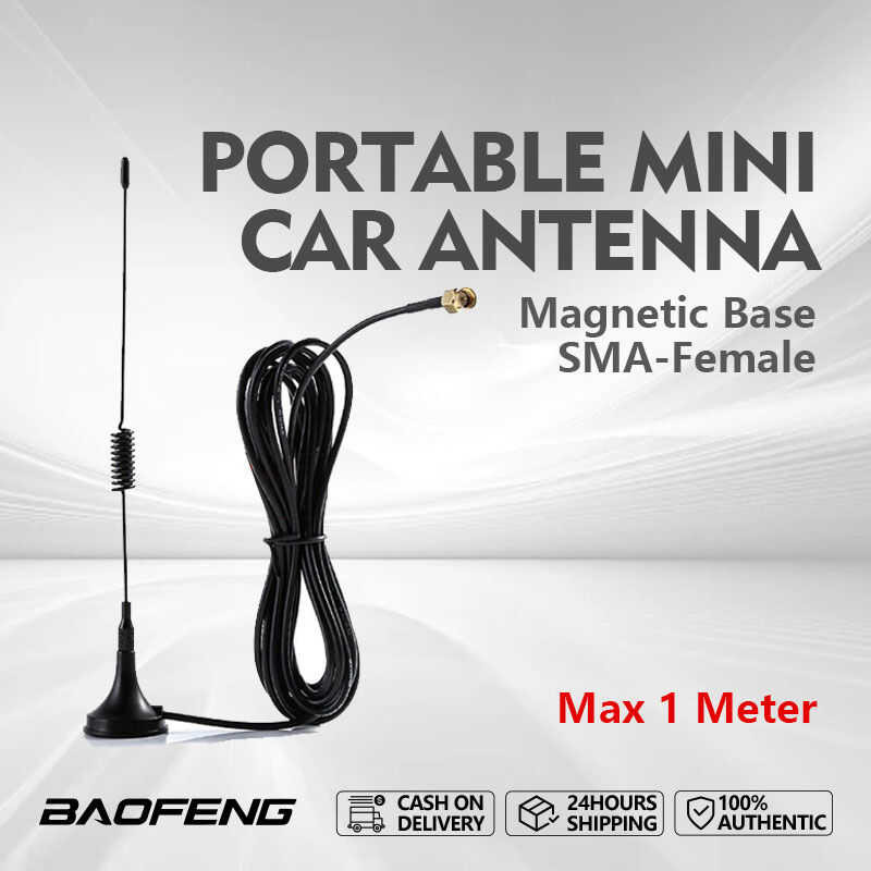 Baofeng Walkie Talkie Antenna Từ Xe Hơi Antenna Tăng Gấp Đôi Tần Số Uhf/Vhf Bi-Directional Radio Ant