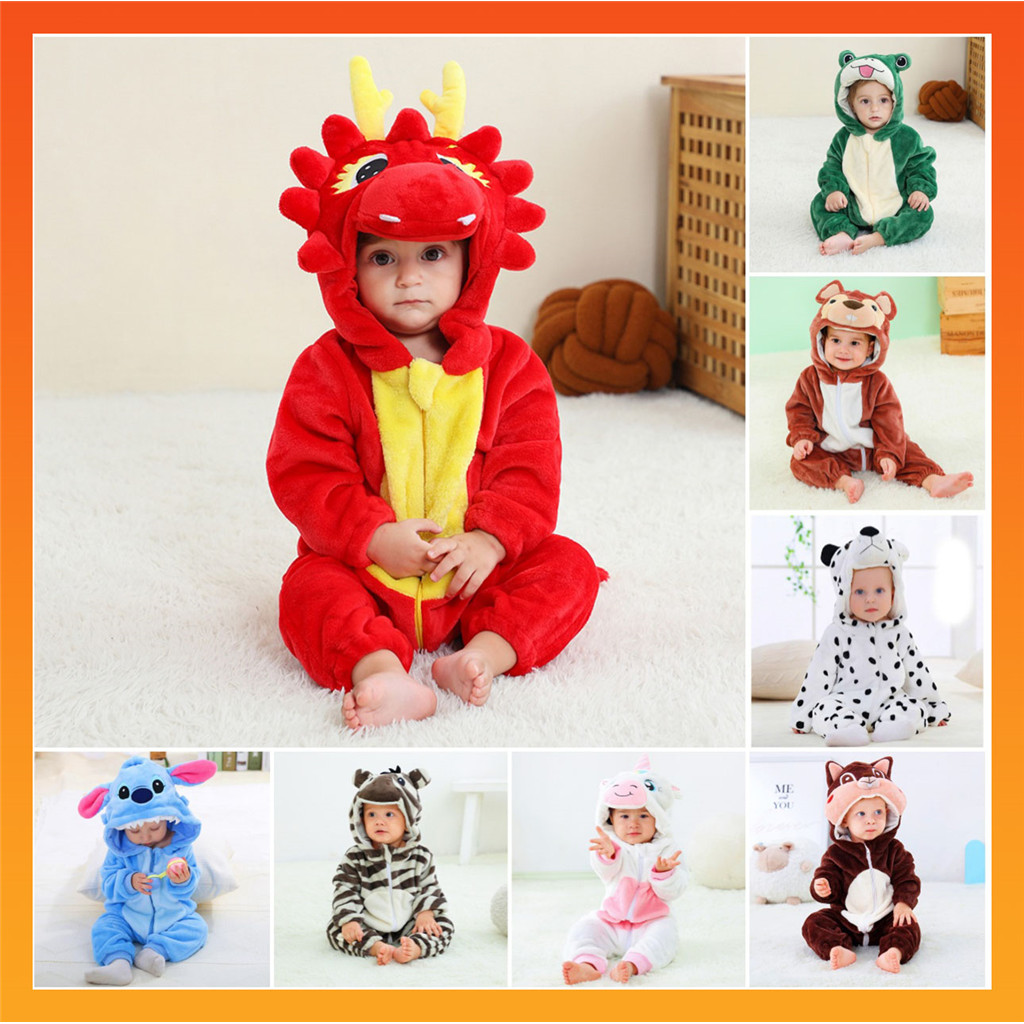 Bé Kigurumi Rồng Ếch Ngựa Vằn Stitch Hoạt Hình Áo Liền Quần Trẻ Em Động Vật Jumpsuit Kigurumi Bé Gái