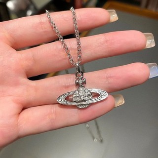 Vivienne Westwood Cổ Điển Sao Thổ Vòng Cổ Vivienne Cao Cấp Couture Phiên Bản Nhẹ Nhàng Tính Khí Internet Người Nổi Tiếng Vòng Cổ