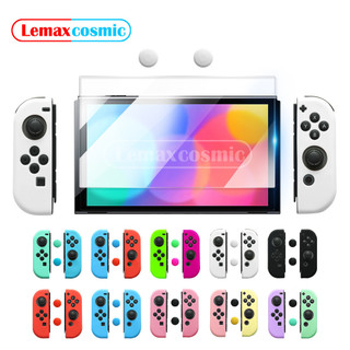 Ốp bảo vệ màn hình bằng silicon mềm cho tay cầm chơi game nintendo switch oled joy-con ns