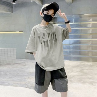 [Sản phẩm mới hấp dẫn] Áo thun trẻ em bé trai phong cách Hàn Quốc dáng rộng tay ngắn nửa tay Quần áo trẻ em đẹp trai