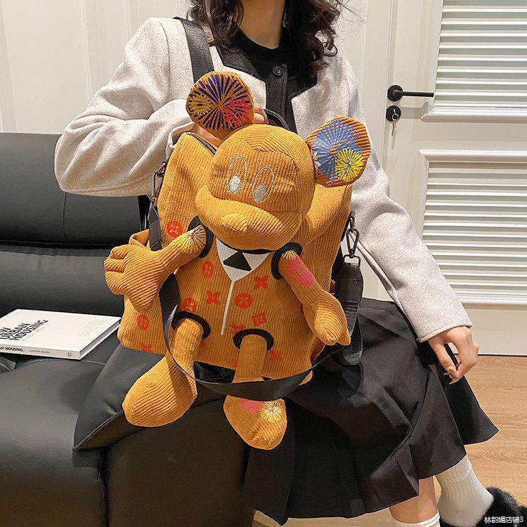 Ba lô Mickey Backpack Túi vai của Backpack thời trang Mickey dễ thương Mickey