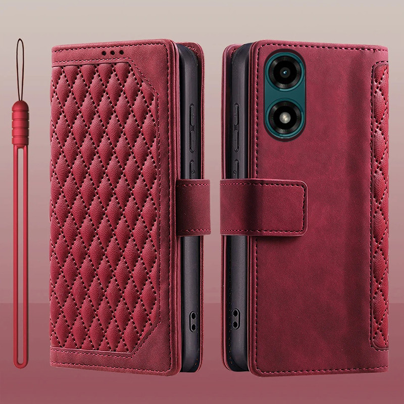 Dành Cho ZTE Blade A34 Ốp Lưng Ví Da Điện Thoại ZTE Blade A34 Ốp Lưng A 34 Bao Lật Coque Fundas