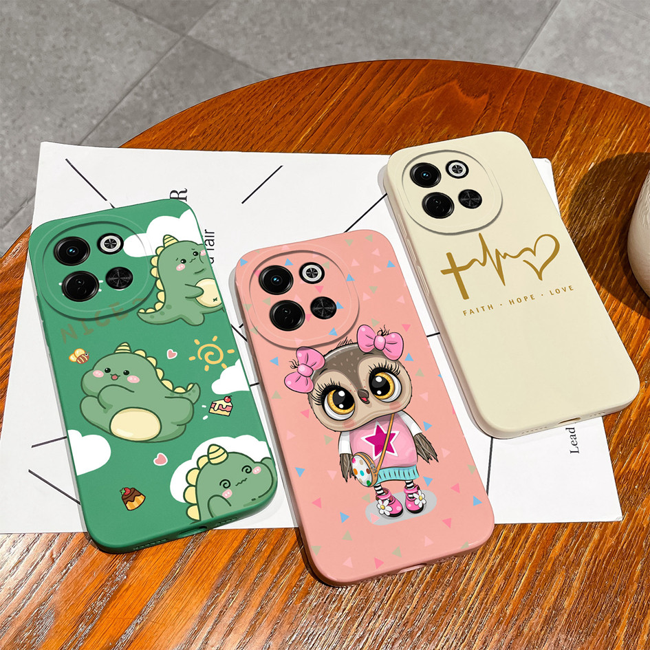 Dành Cho Tecno Pova 6 Neo Tecno Spark 30 5G Ốp Điện Thoại Họa Tiết Cú Dễ Thương Silicon Mỏng Vỏ Bảo 