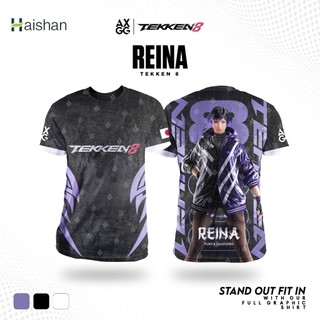 "tekken 8" - áo thun chơi game raven / alisa / feng-wei / lee / panda / reina / victor