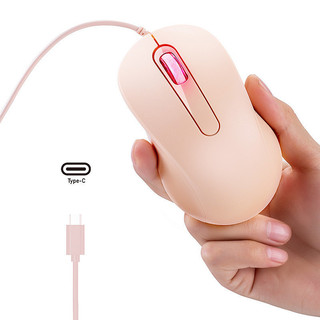 Chuyi Chuột Máy Tính Chuột Chơi Game Chuột Có Dây Loại C Chuột USB C Chuột Tiện Dụng 3 Nút 1000DPI Cho Windows PC, Laptop Và Nhiều Thiết Bị Loại C khác