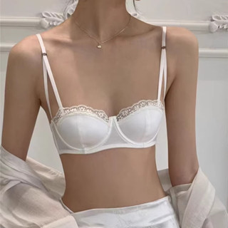 [Sẵn sàng] Đồ lót ren nữ bằng lụa gợi cảm Vòng thép mềm Push Up Áo ngực nữ thoải mái Đồ lót xốp mỏng Dây Bralette nữ