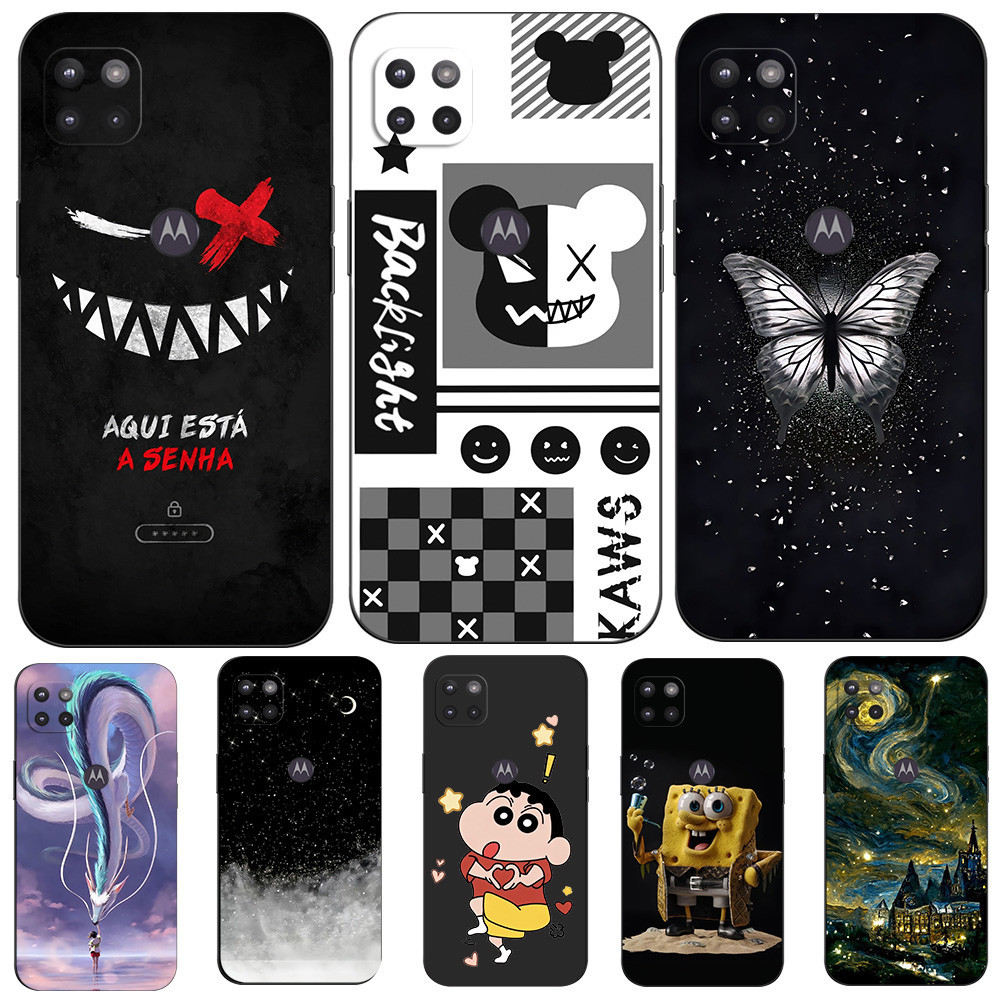 Dành Cho Motorola Moto G 5G Ốp Lưng Cho Motorola One 5G Ace Ốp lưng Silicon Mềm Bảo Vệ Đen Tpu Ốp Lư