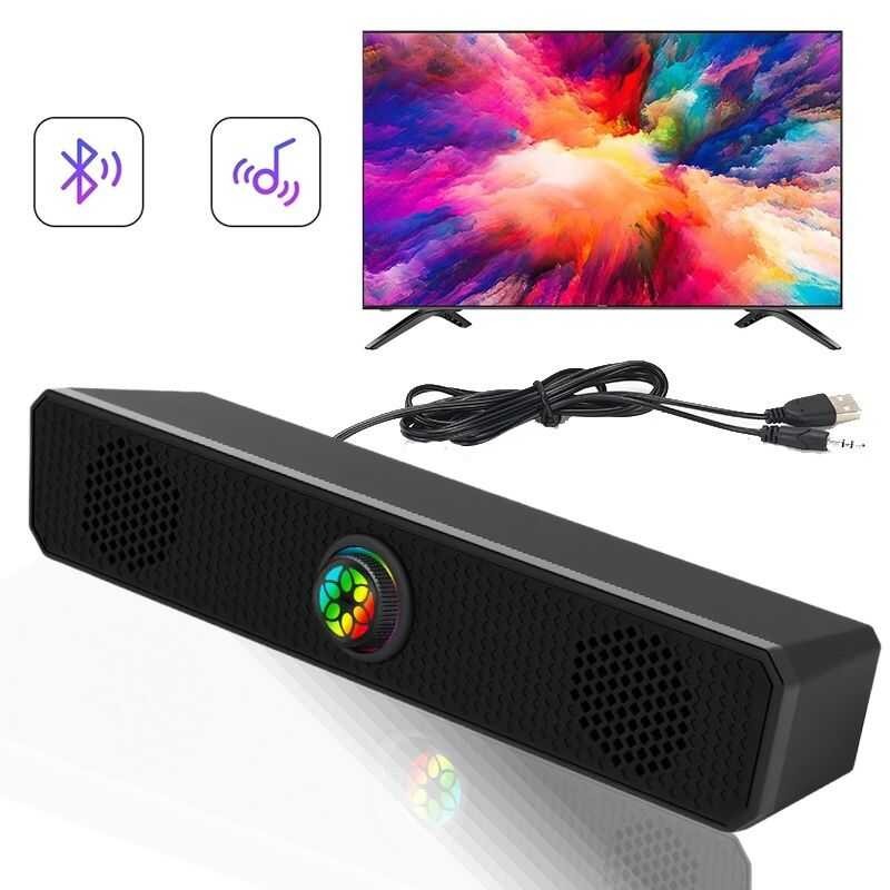 Loa Bluetooth Máy Tính Để Bàn Loa USB 3.5Mm Loa Tv/Điện Thoại/Pc Loa Không Dây