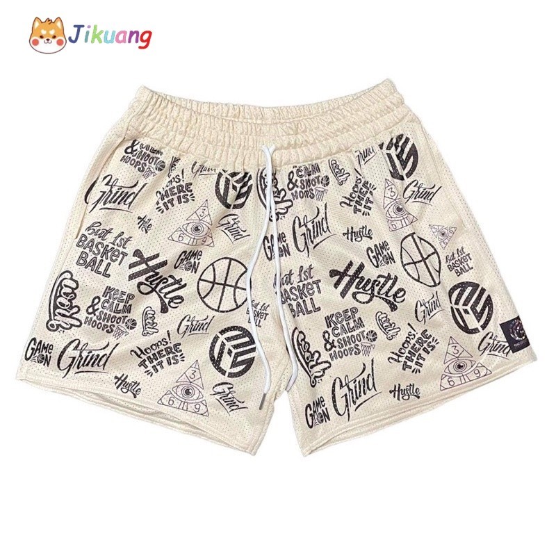 Quần short nam 2025 MFS - MANDO BEIGE MESH