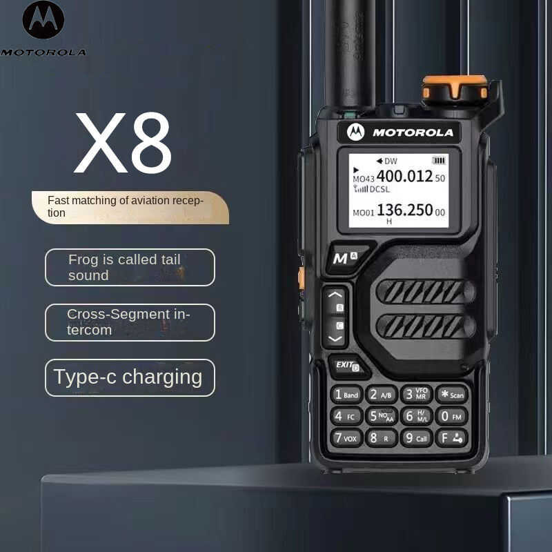 Motorola X8 Walkie-Talkie Tầm Xa Cửa Hàng Chính Thức Motorola Walkie-Talkie Motorola Walkie-Talkie 5