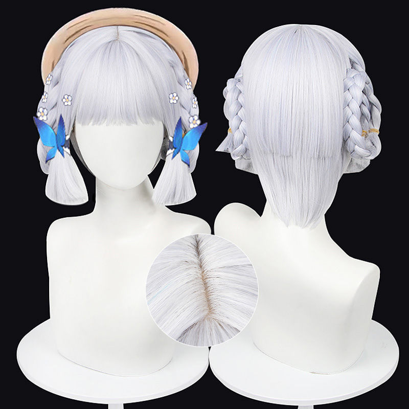 [Tóc Giả Cosplay] Genshin Kamisato Ayaka - Da Nhân Tạo Cao Cấp
